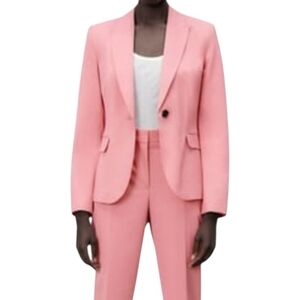 Zara Pink Blazer | Fitted Suit Jacket